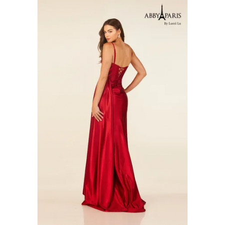 abby paris red dress Abby Paris 90346 Red Prom Dress