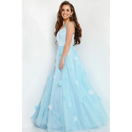 blue dress for baby girl Jovani JVN24164 Dress | Jovani JVN Dresses main image 1