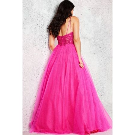 jvn pink dress JVN Prom Collection JVN02013