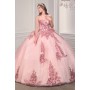 15715 by La Divine - Strapless Layered Ball Gown With Bow Detail