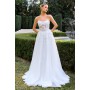 C174W by La Divine - Radiating romance, this airy A-line gown