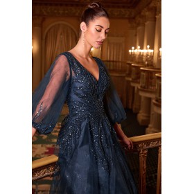 CD0101 by La Divine - This graceful A-line gown features a