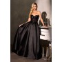 CD389 by La Divine - Ethereal and opulent, this A-line gown
