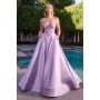 CD389 by La Divine - Ethereal and opulent, this A-line gown