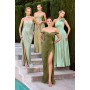 CD415 by La Divine - Romantic and refined, this one-shoulder gown