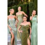 CD415 by La Divine - Romantic and refined, this one-shoulder gown