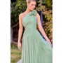 CD415 by La Divine - Romantic and refined, this one-shoulder gown