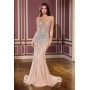 CD660 by La Divine - This glamorous fitted gown radiates sophisticatio