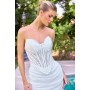 CD683W by La Divine - Timeless and romantic, this fitted bridal