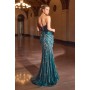 CD697 by La Divine - Radiate elegance in this mermaid evening
