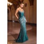 CD697 by La Divine - Radiate elegance in this mermaid evening