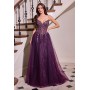 CD721 by La Divine - Radiate elegance in this A-line evening