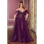 CD721C by La Divine - Radiate elegance in this A-line evening