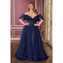 CD721C by La Divine - Radiate elegance in this A-line evening