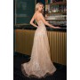CD724 by La Divine - This enchanting A-line gown features a
