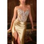 CDS546 by La Divine - Crafted to captivate, this fitted gold