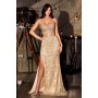 J890 by La Divine - Designed to captivate, this fitted gown
