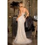 J890 by La Divine - Designed to captivate, this fitted gown