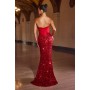 J892 by La Divine - Crafted to captivate, this fitted gown