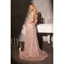 J909 by La Divine - Graceful and refined, this A-line gown