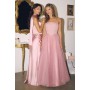 T816 by Amoris - Satin Strapless Column Gown