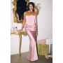 T816 by Amoris - Satin Strapless Column Gown