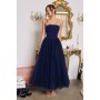 T712 by Amoris - Tulle Strapless A-line Gown