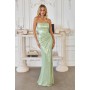 T724 by Amoris - Sequin Fitted Strapless Slit Gown