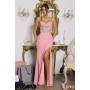 T722 by Amoris - Embroidered Sleeveless Slit Gown