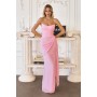 T726 by Amoris - Chiffon Fitted Long Strapless Dress