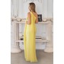T730 by Amoris - Chiffon Fitted One Shoulder Gown