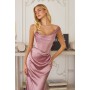T727 by Amoris - Satin Fitted One Shoulder Gown