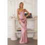 T727 by Amoris - Satin Fitted One Shoulder Gown