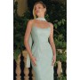 T725 by Amoris - Lace Fitted Sleeveless Gown