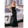 T702 by Amoris - Chiffon Fitted Long Strapless Dress