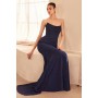 T702 by Amoris - Chiffon Fitted Long Strapless Dress