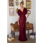 T101 by Amoris - Sequin Fitted Short Sleeve Gown
