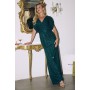 T101 by Amoris - Sequin Fitted Short Sleeve Gown
