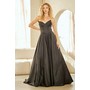 Amelia Couture 5080 Satin Bandeau A-Line Formal Evening Gown