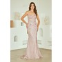 Amelia Couture JQ1101 Embellished Bandeau Formal Gown
