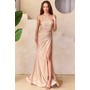 Amelia Couture 3044 Gem-Adorned One Shoulder High Leg Formal Gown