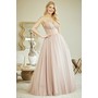 Amelia Couture 6202 Bandeau Corset A-Line Gown