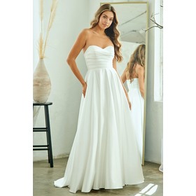 Amelia Couture 5076 Bandeau A-Line Gown