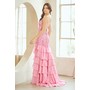 Amelia Couture 7085 Embellished Sleeveless Tiered Gown