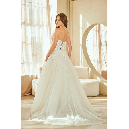 Amelia Couture 2141 Applique Bare Shoulder Bridal Gown