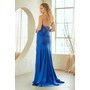 Amelia Couture 3107 Jeweled Bare Shoulder Slit Evening Wear