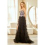 Amelia Couture 4060 Bandeau A-Line Ruffled Gown