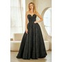 Amelia Couture 8061 Brocade Bandeau A-Line Formal Evening Gown