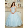 Amelia Couture 8064 Glitter Off Shoulder Princess Gown