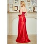 Amelia Couture 9082 Gem-Adorned Tube Style Slit Formal Gown Style 9082